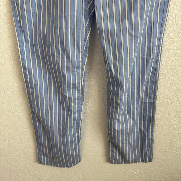 NEW NWT Gap Striped Drawstring Relaxed Fit Cotton Pajama Pants Blue XS - Picture 4 of 10